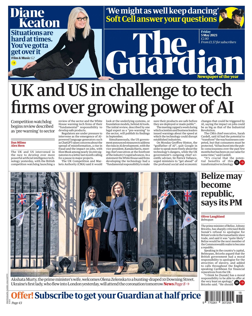 The Guardian Newspaper Preview Pages