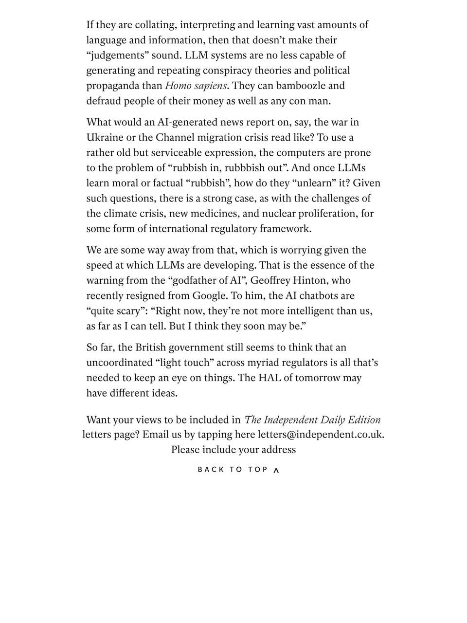 The Independent Daily Edition Newspaper Preview Pages