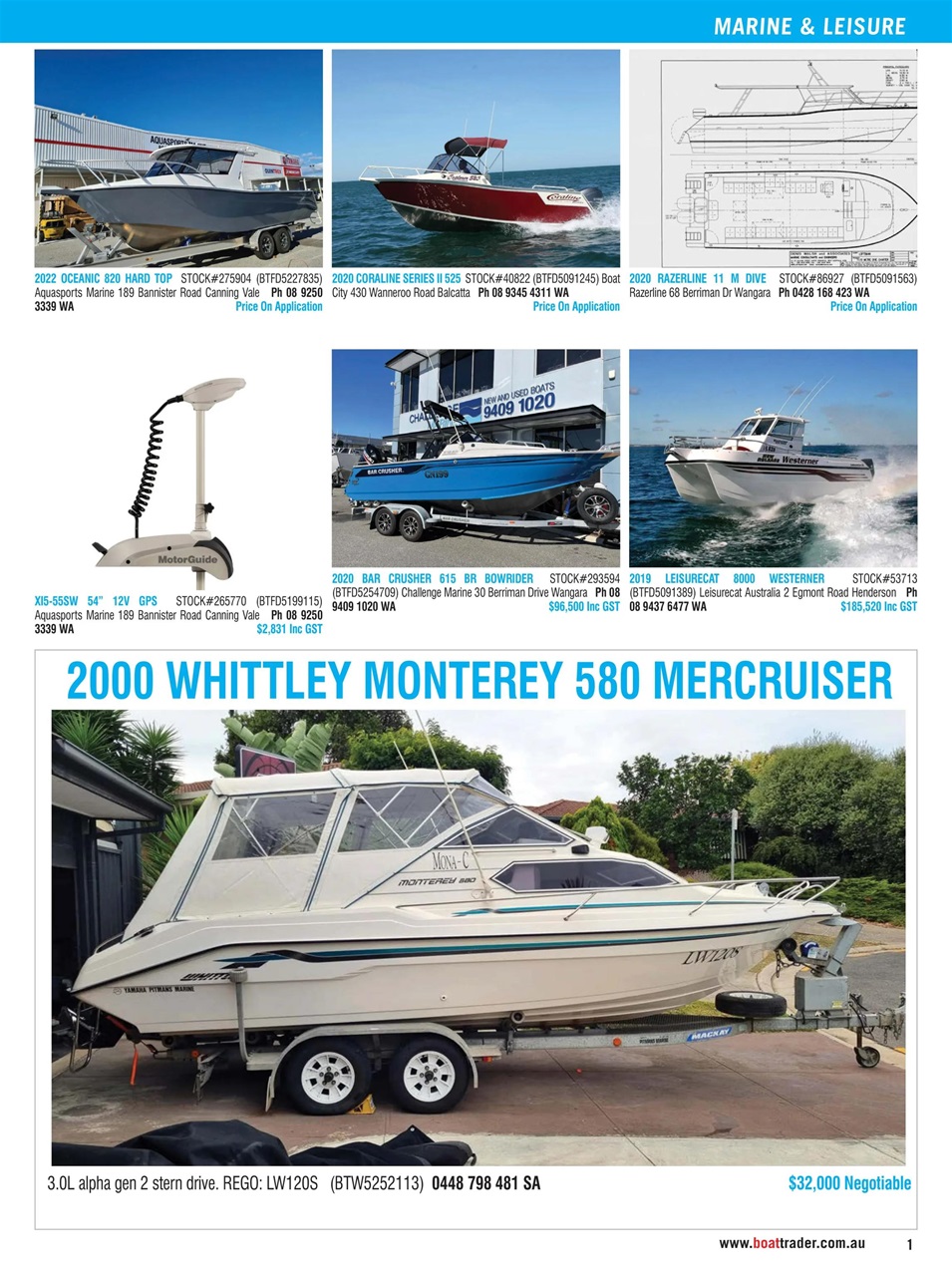 Boat Trader Australia Preview Pages