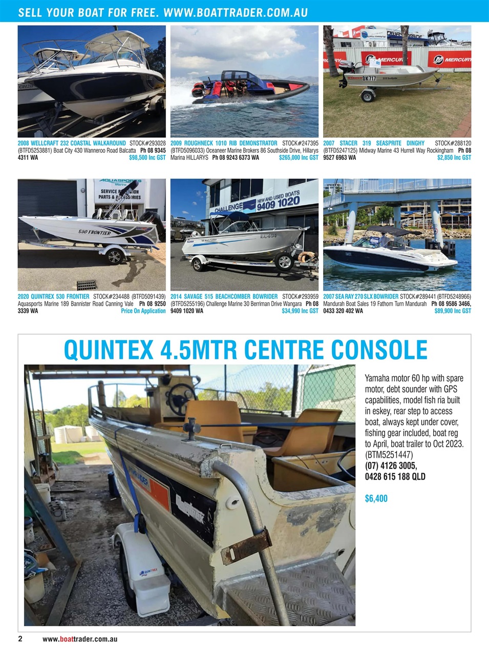 Boat Trader Australia Preview Pages
