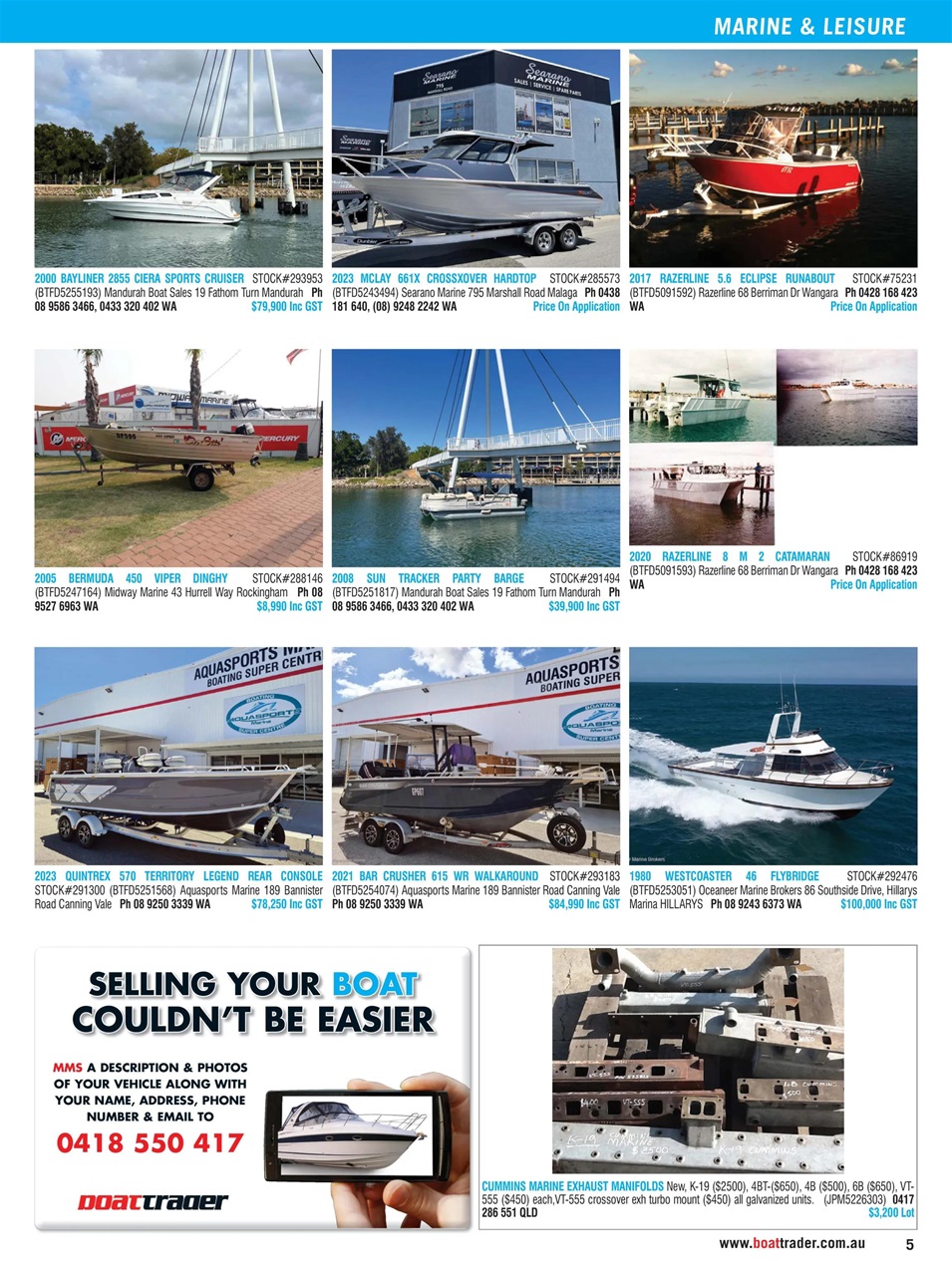 Boat Trader Australia Preview Pages