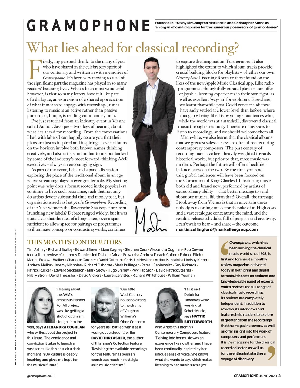 Gramophone Preview Pages