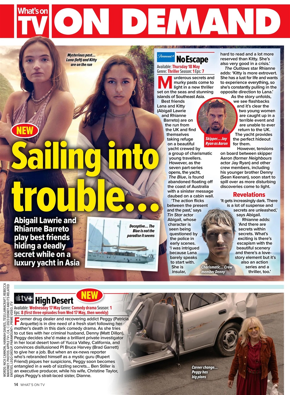 What's on TV Preview Pages