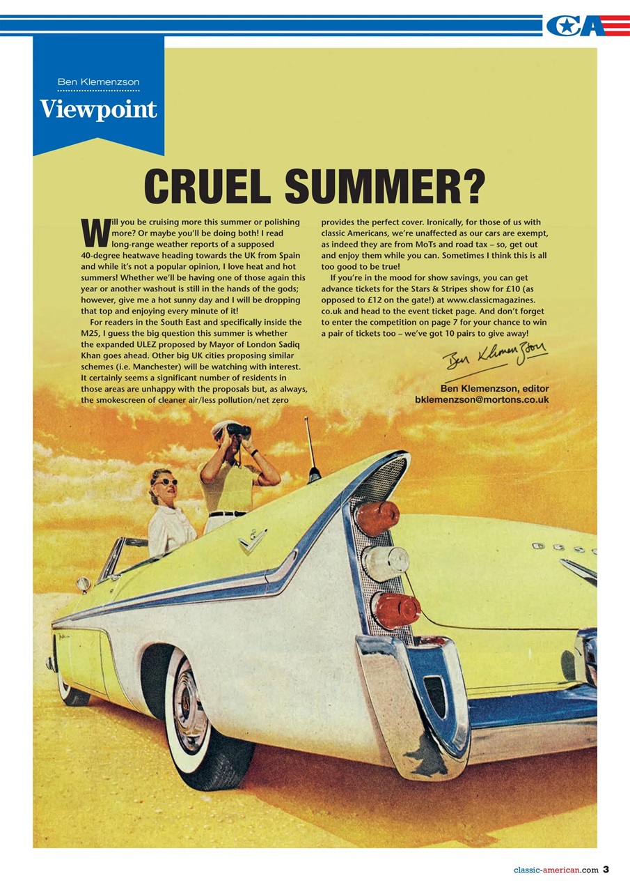 Classic American Magazine Preview Pages