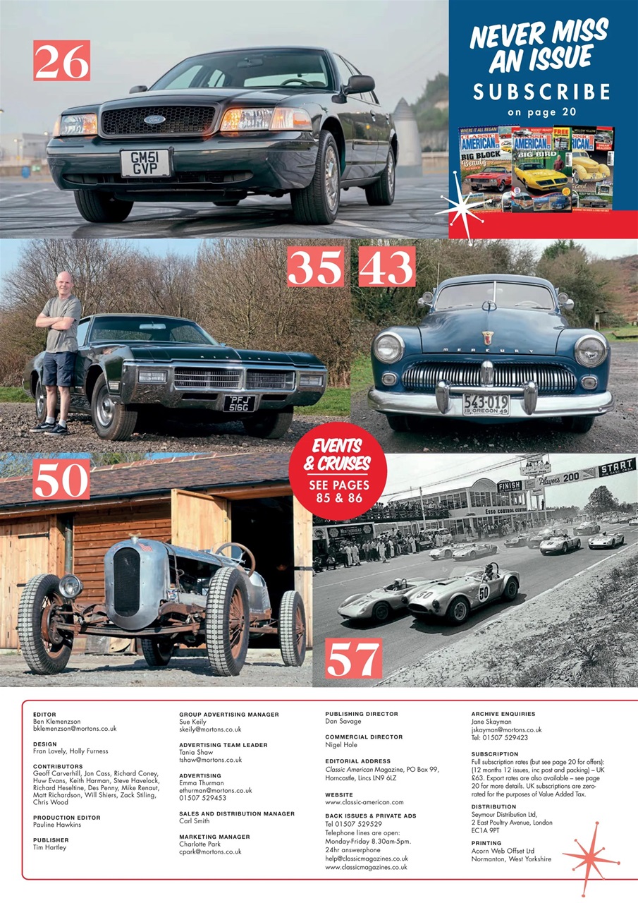 Classic American Magazine Preview Pages