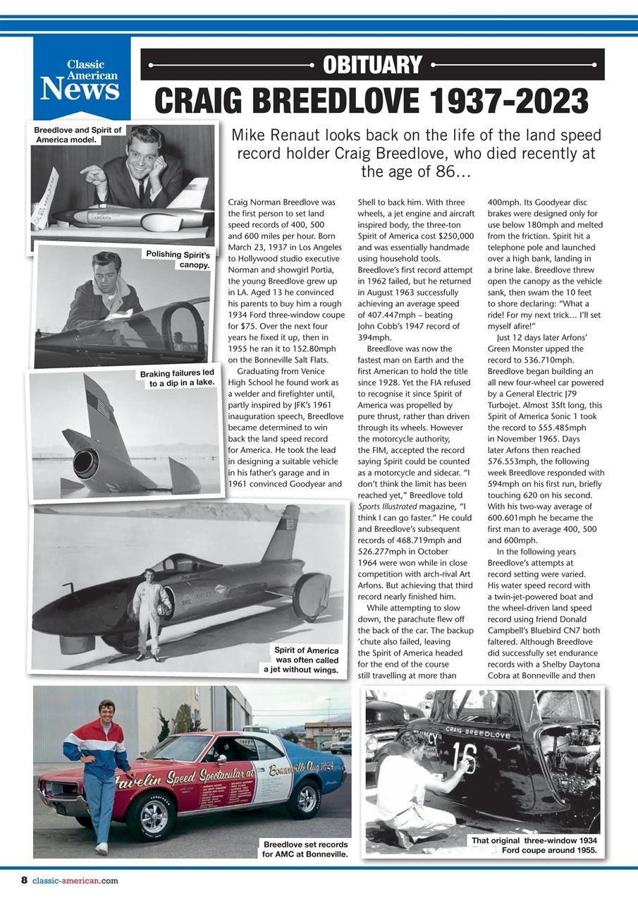 Classic American Magazine Preview Pages