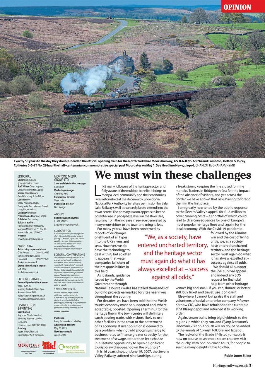 Heritage Railway Preview Pages