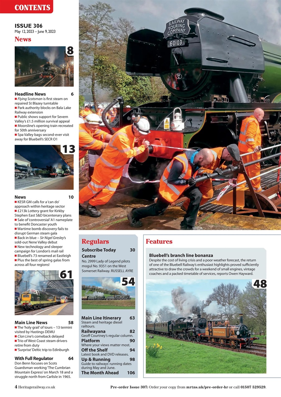 Heritage Railway Preview Pages