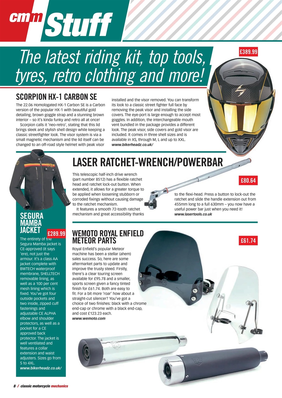 Classic Motorcycle Mechanics Preview Pages