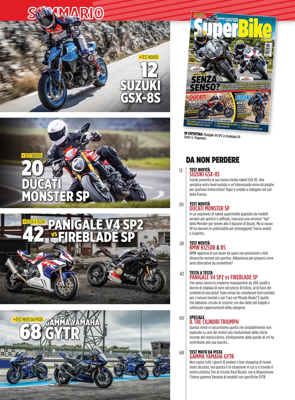Superbike Italia Preview Pages