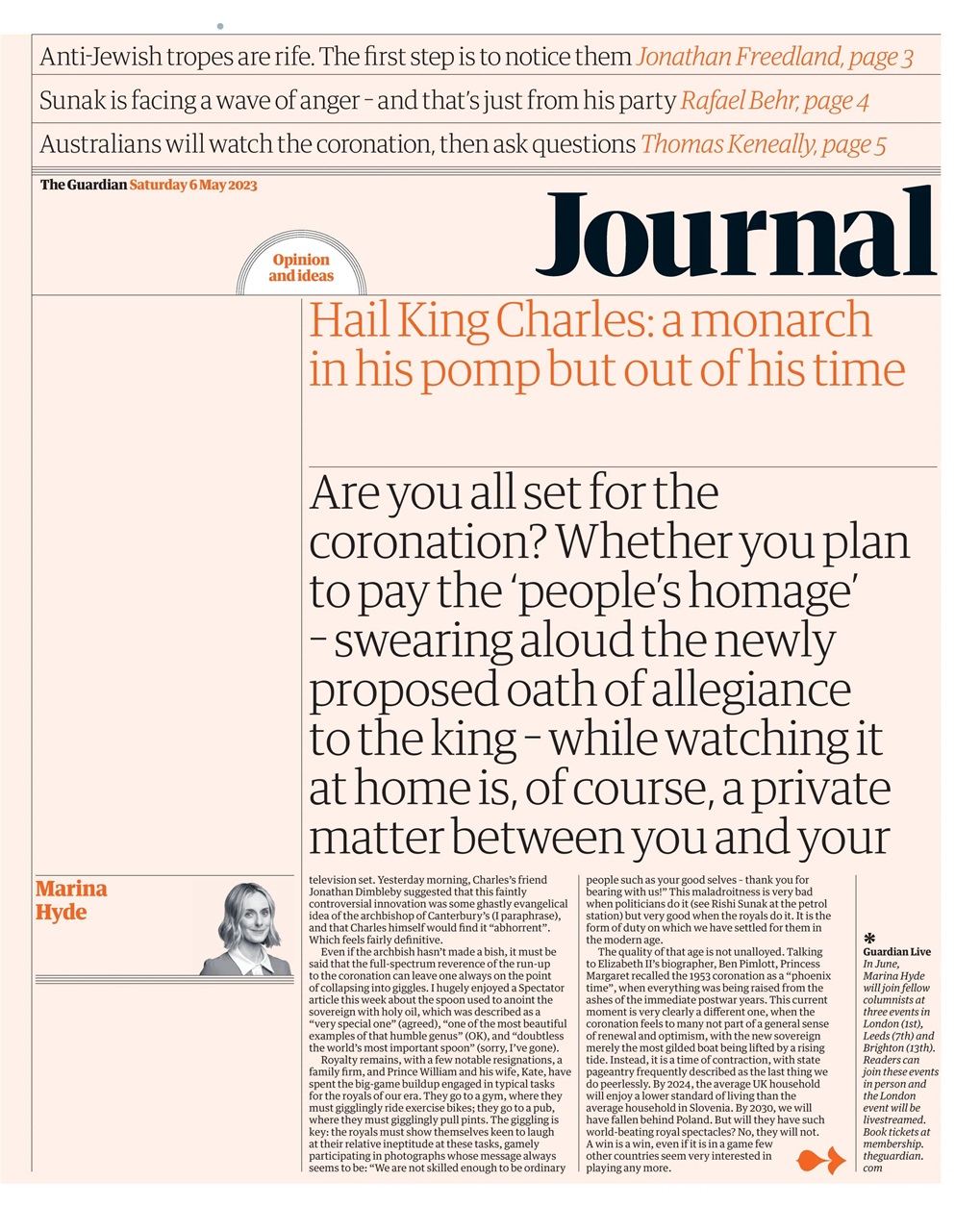 The Guardian Newspaper Preview Pages