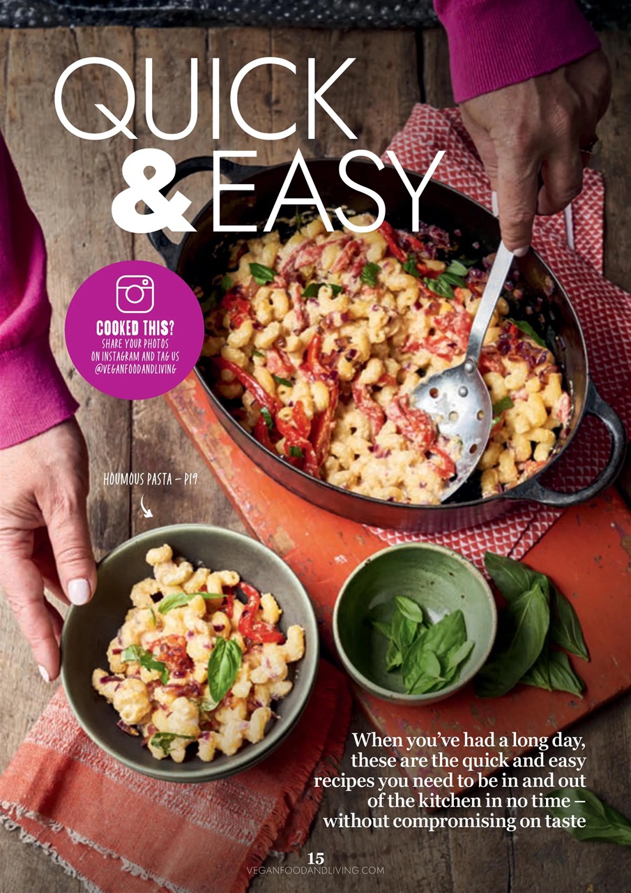 Vegan Food & Living Magazine Preview Pages