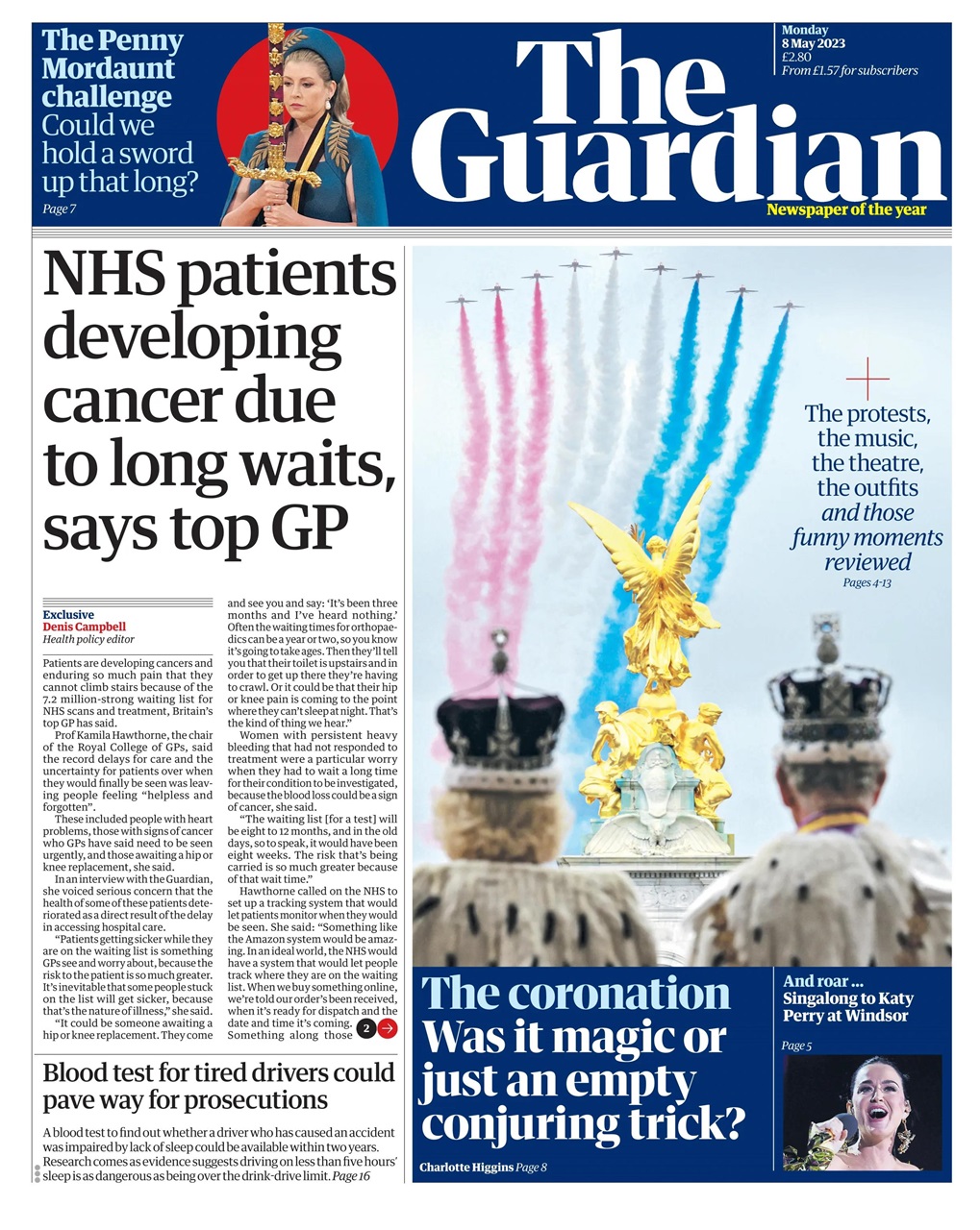 The Guardian Newspaper Preview Pages