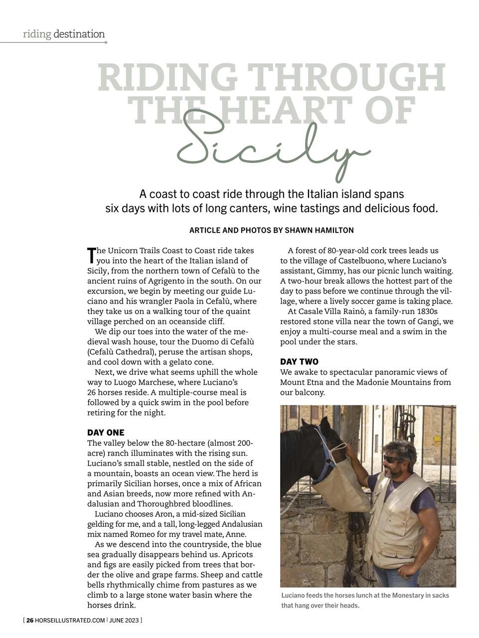 Horse Illustrated Magazine Preview Pages