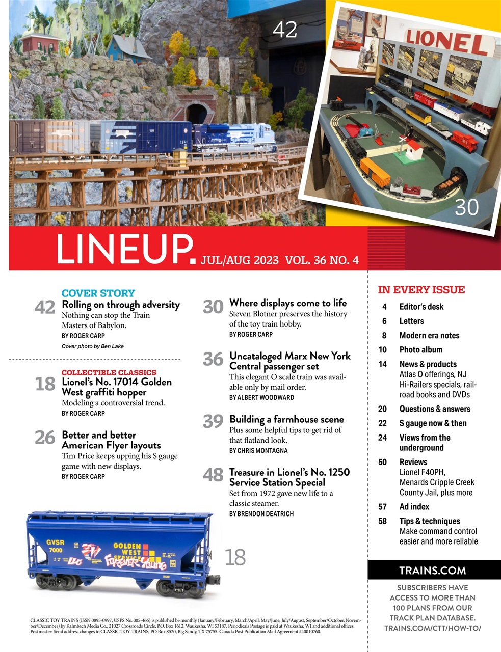 Classic Toy Trains Preview Pages