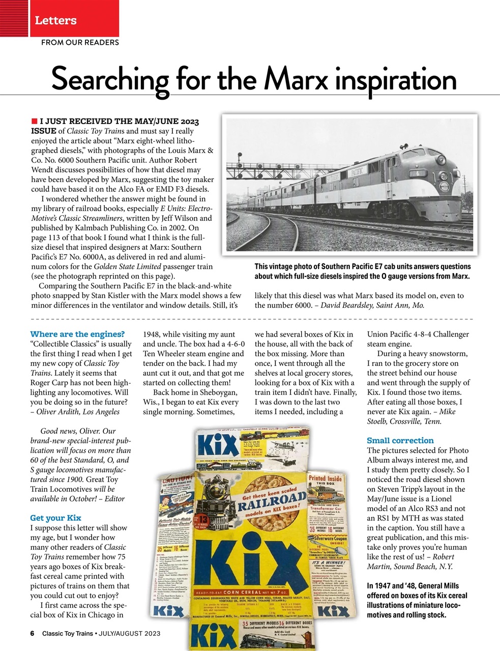 Classic Toy Trains Preview Pages