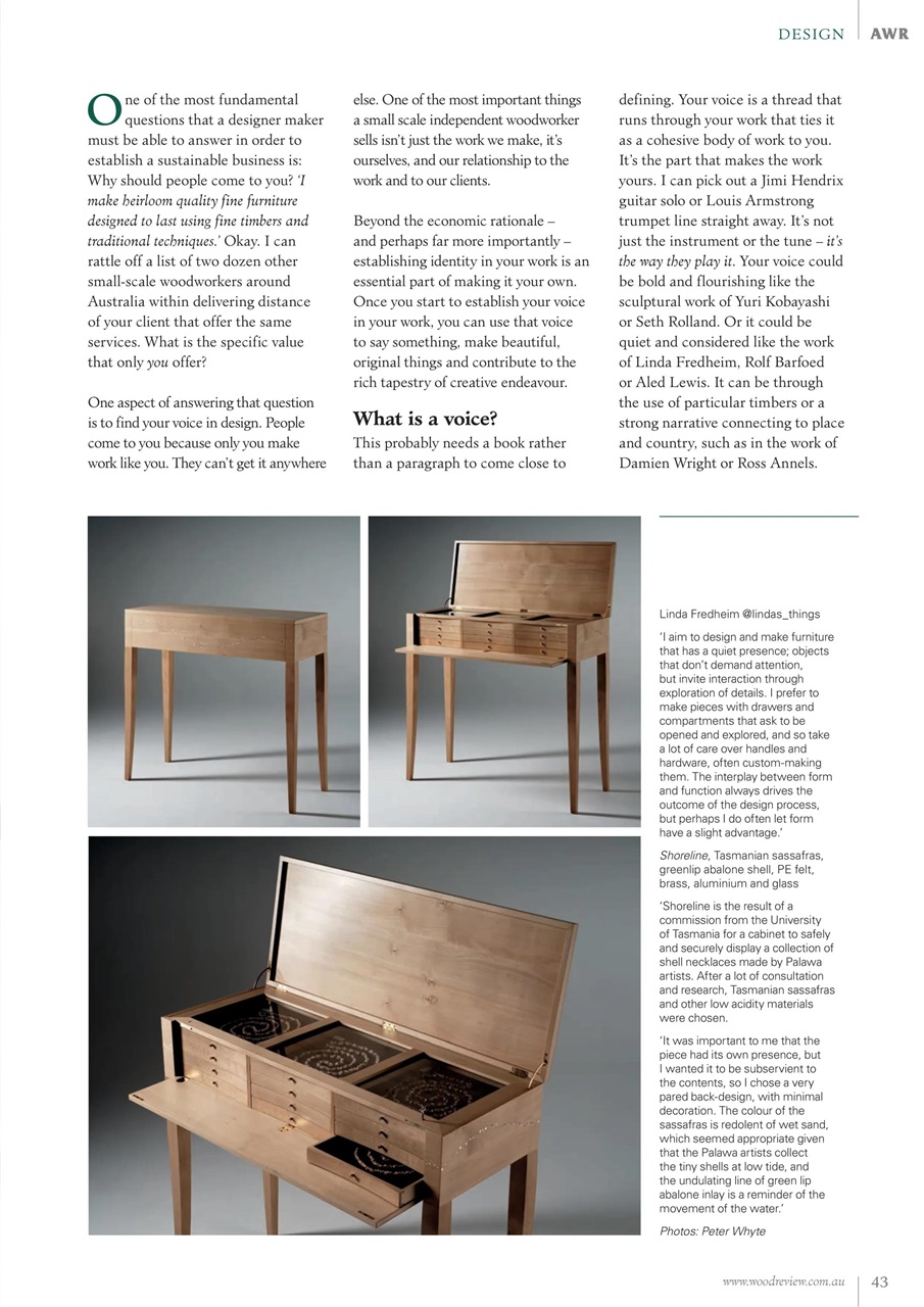 Australian Wood Review Preview Pages