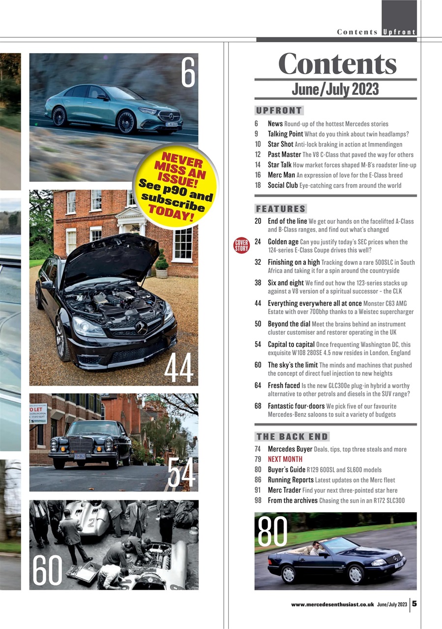 Mercedes Enthusiast Preview Pages