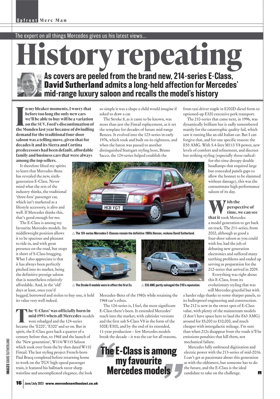 Mercedes Enthusiast Preview Pages