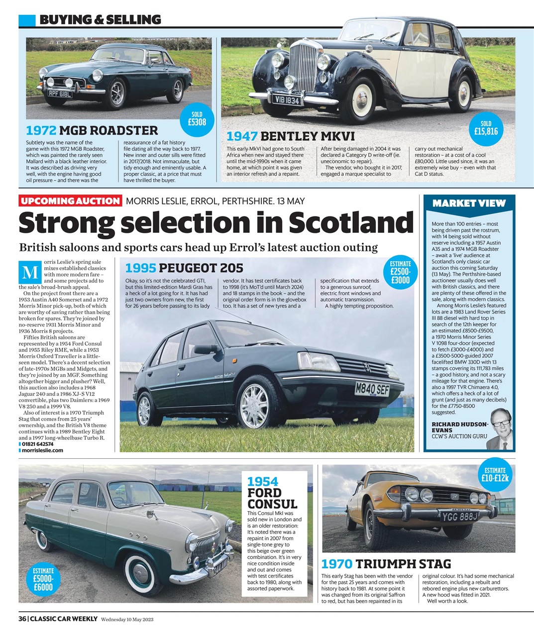 Classic Car Weekly Preview Pages