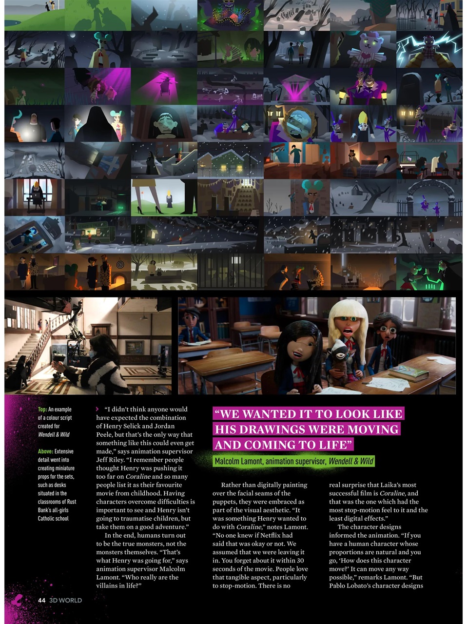 3D World Preview Pages