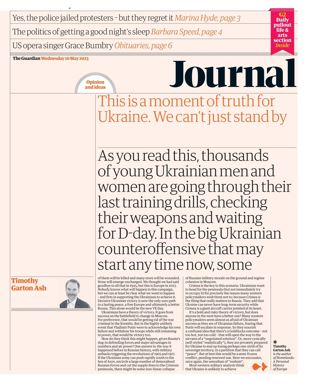 The Guardian Newspaper Preview Pages