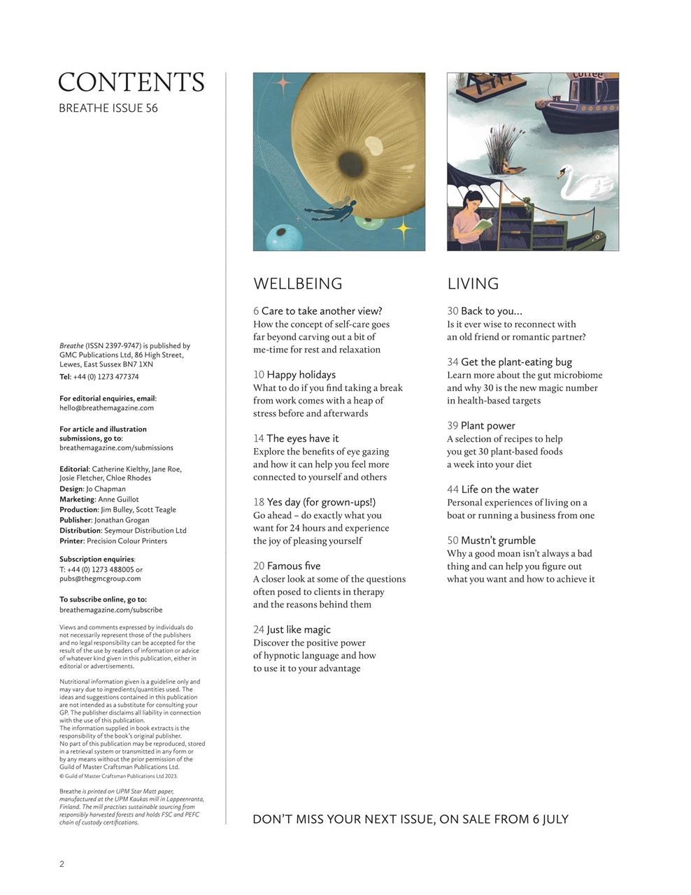 Breathe Preview Pages