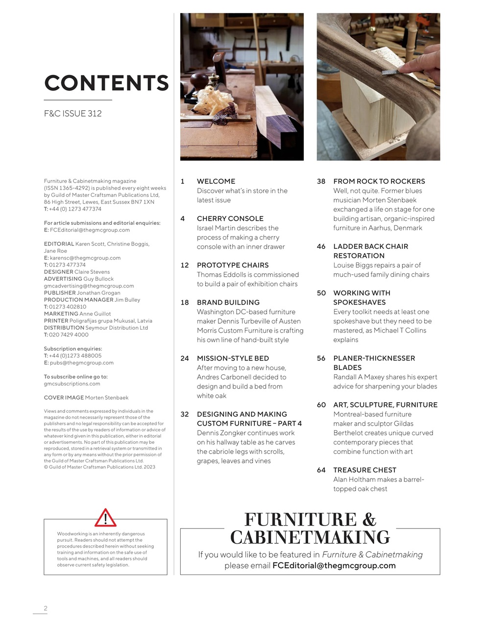 Furniture & Cabinetmaking Preview Pages
