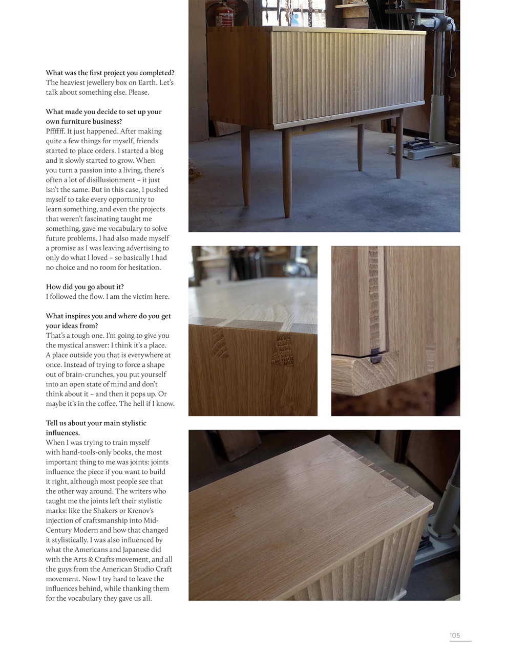 Furniture & Cabinetmaking Preview Pages