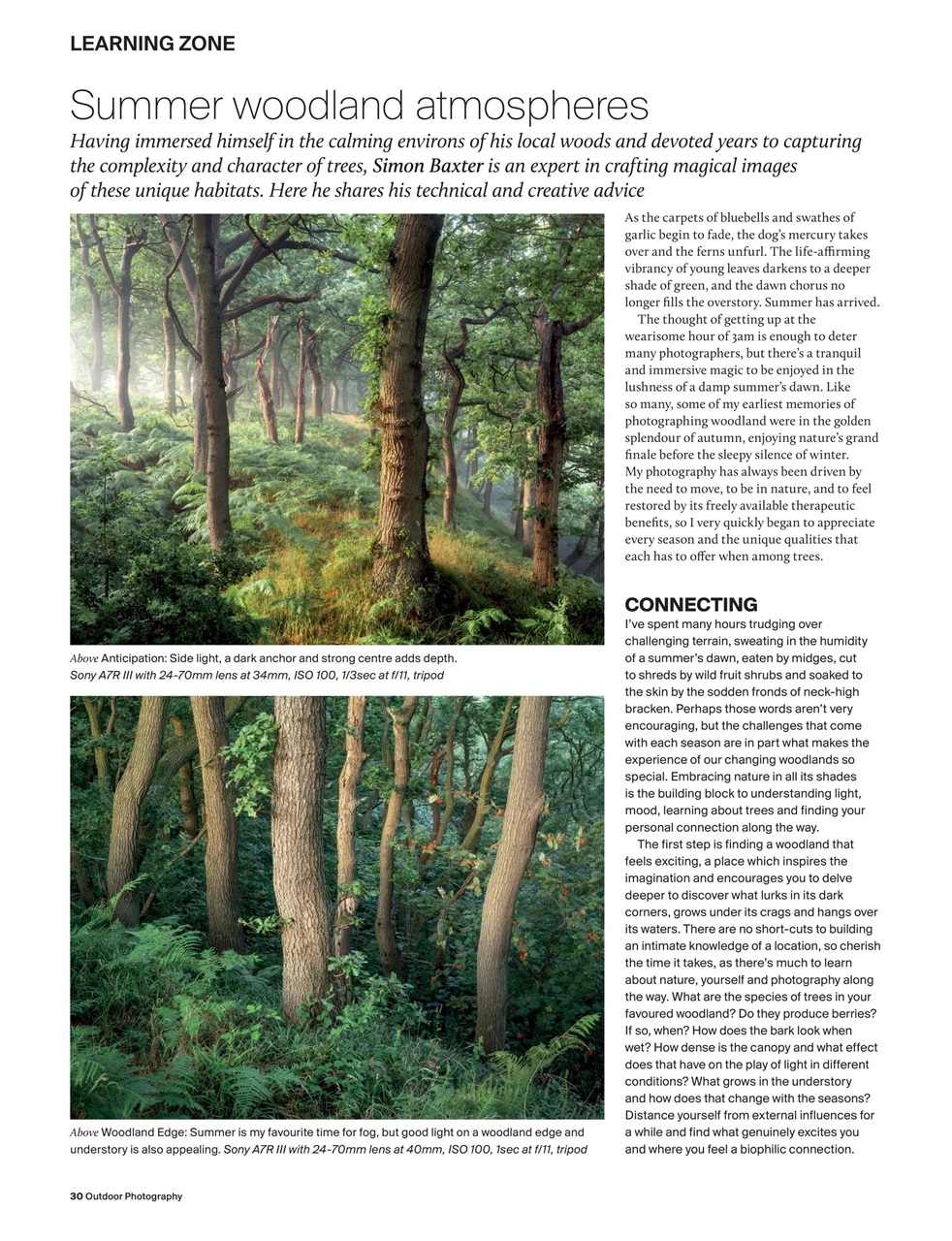 Outdoor Photography Preview Pages