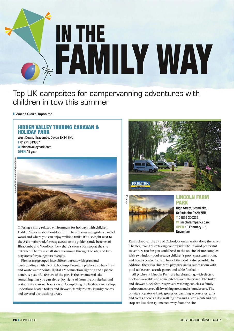 Campervan Preview Pages