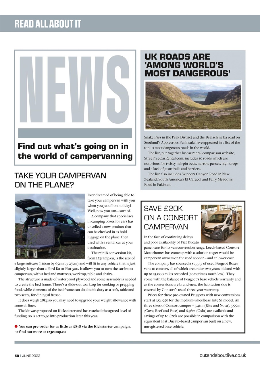 Campervan Preview Pages