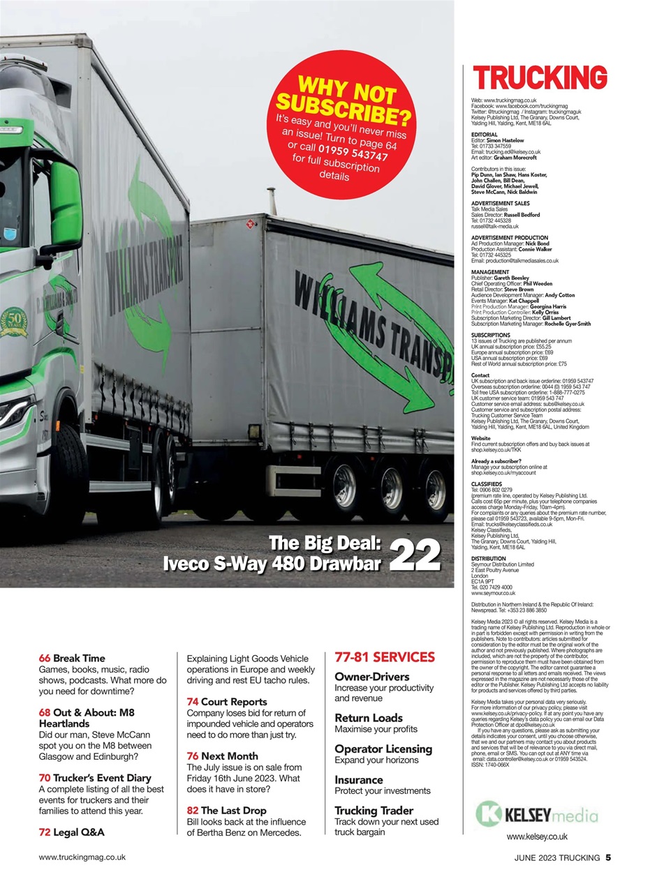 Trucking Magazine Preview Pages