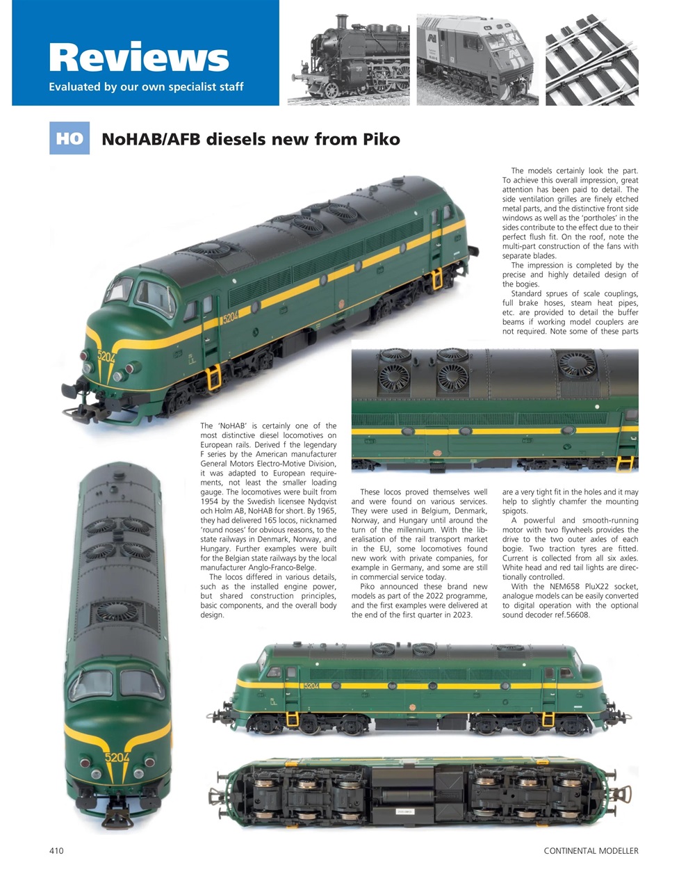 Continental Modeller Preview Pages