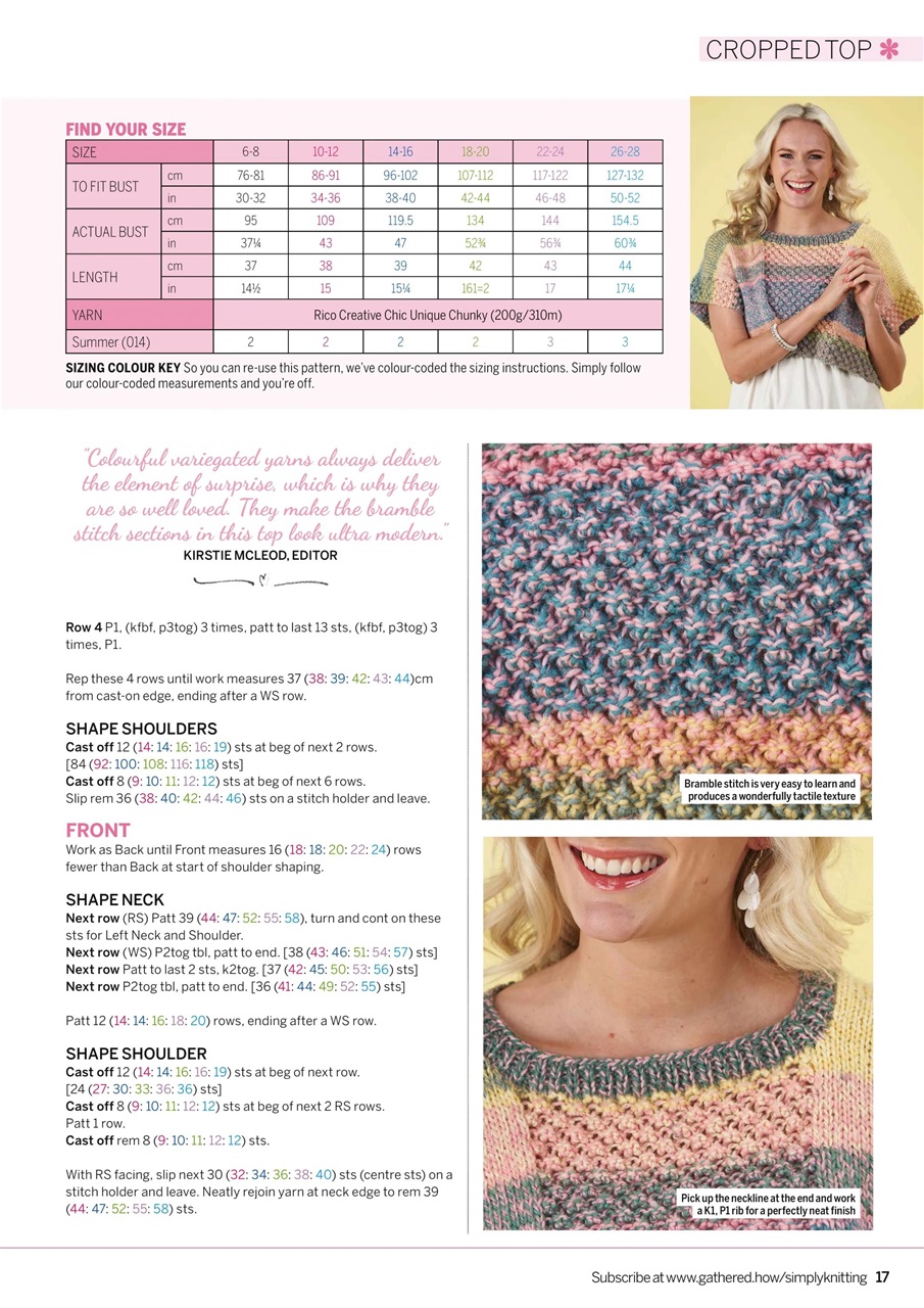 Simply Knitting Preview Pages