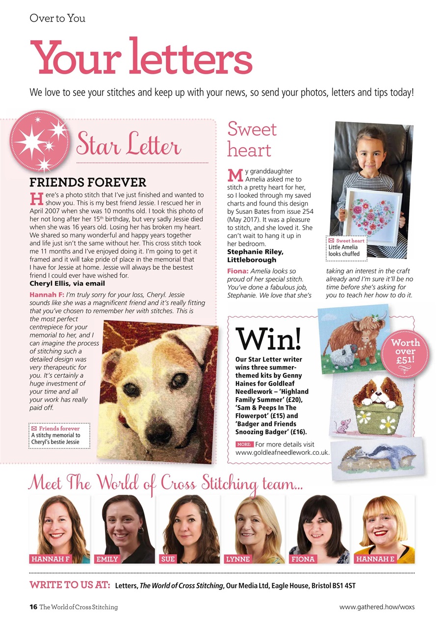 The World of Cross Stitching Preview Pages