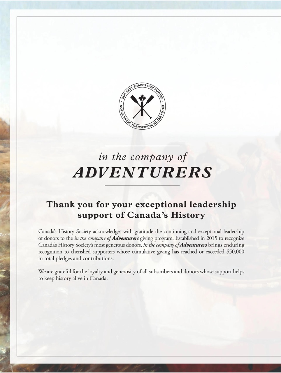 Canada's History Preview Pages