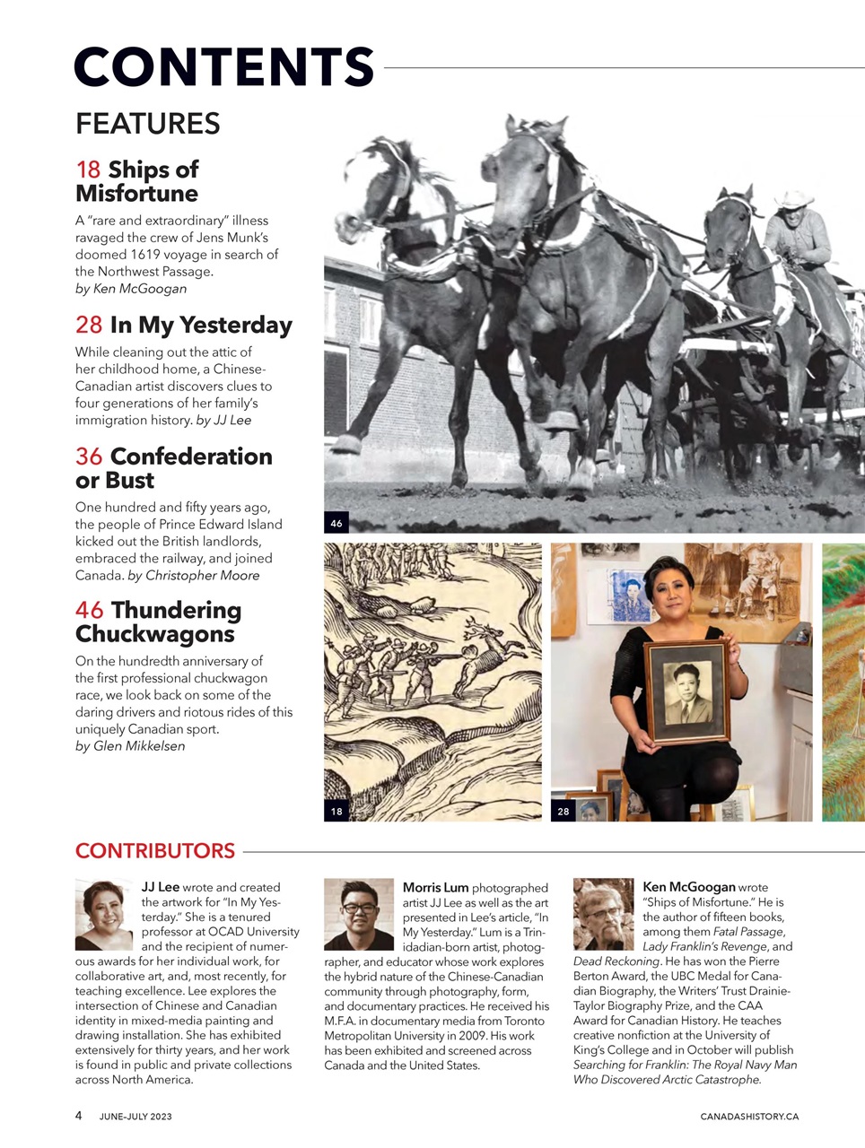 Canada's History Preview Pages