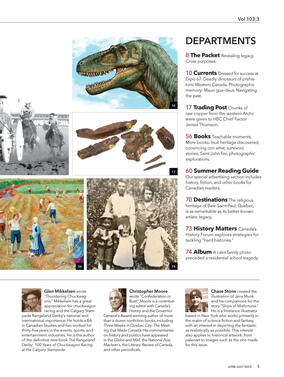 Canada's History Preview Pages