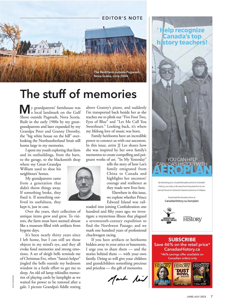 Canada's History Preview Pages