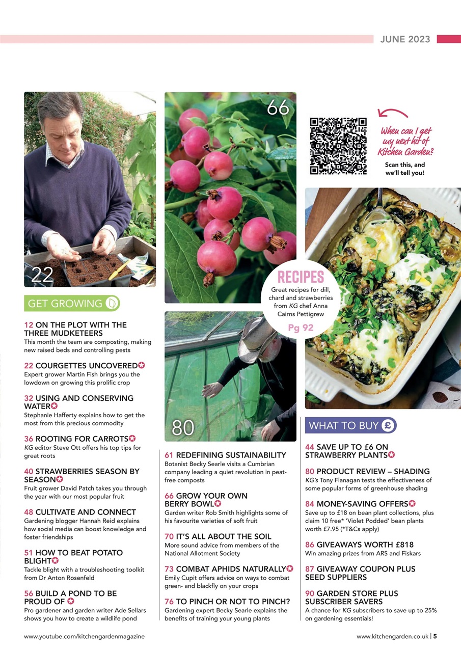 Kitchen Garden Magazine Preview Pages