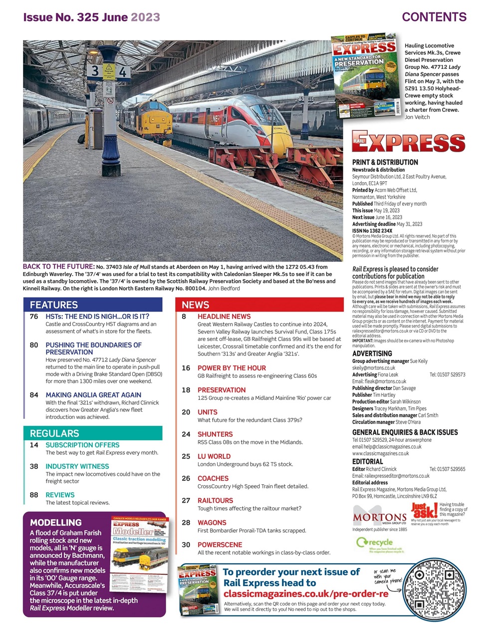 Rail Express Preview Pages