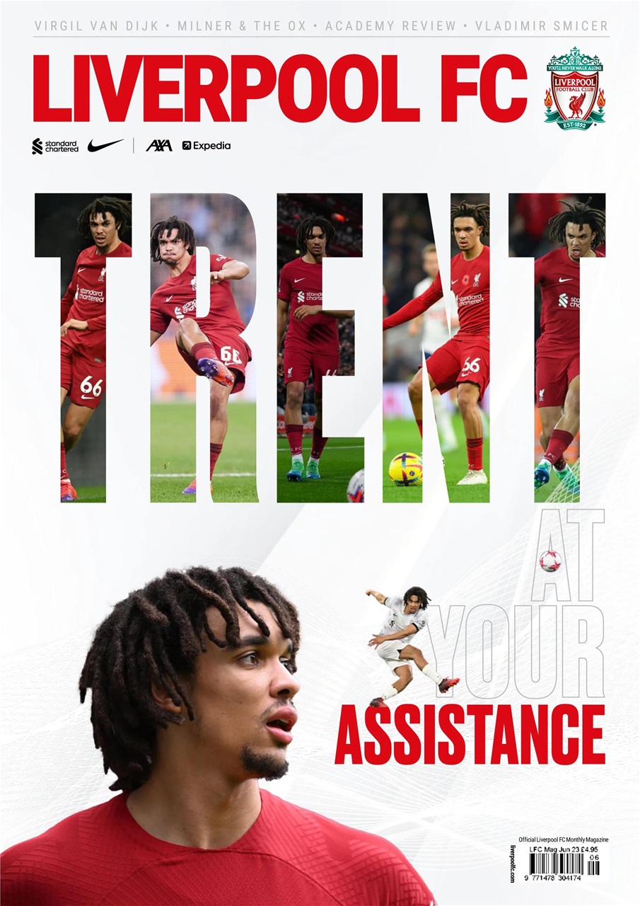 Liverpool FC Magazine Preview Pages