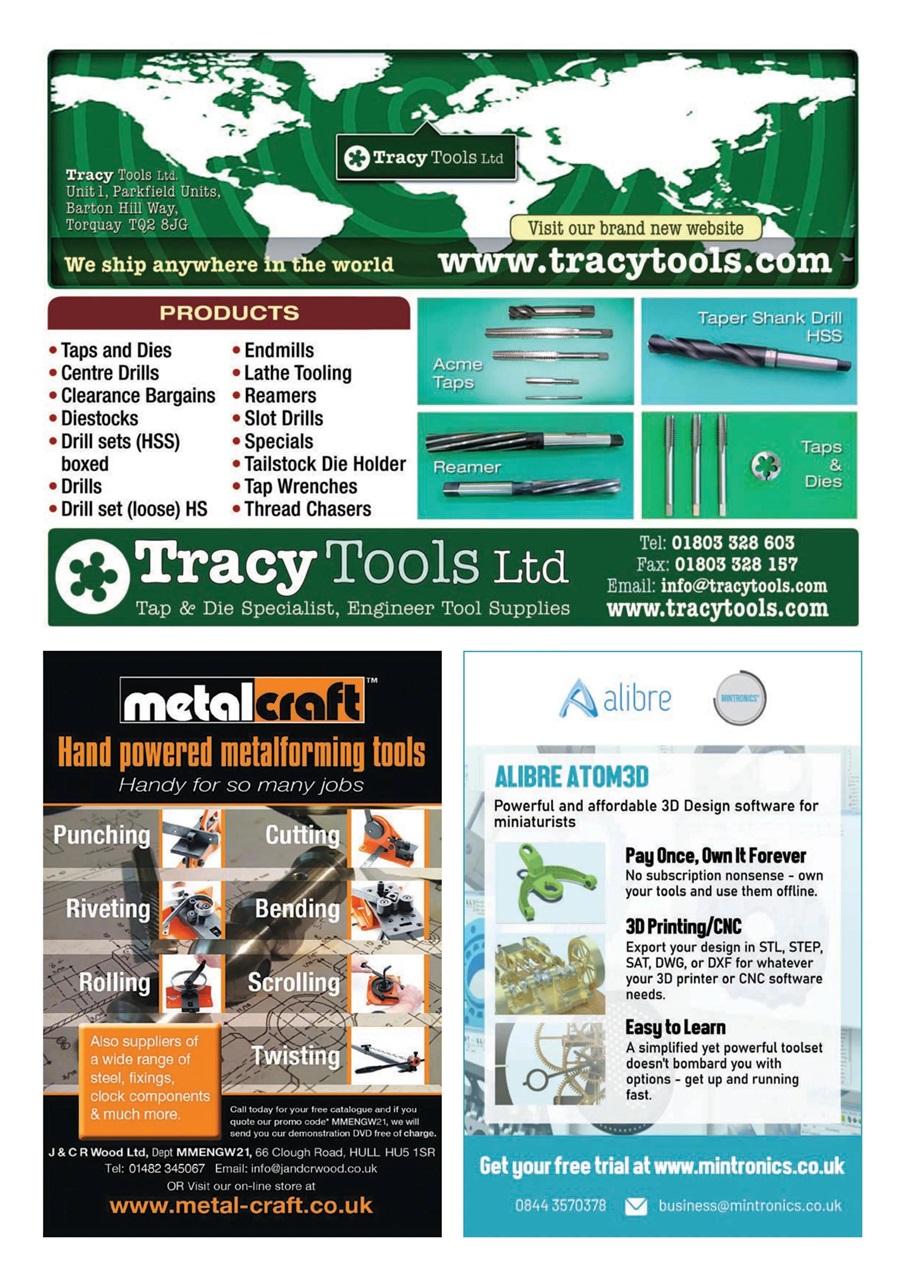 Model Engineer & Workshop Magazine Preview Pages