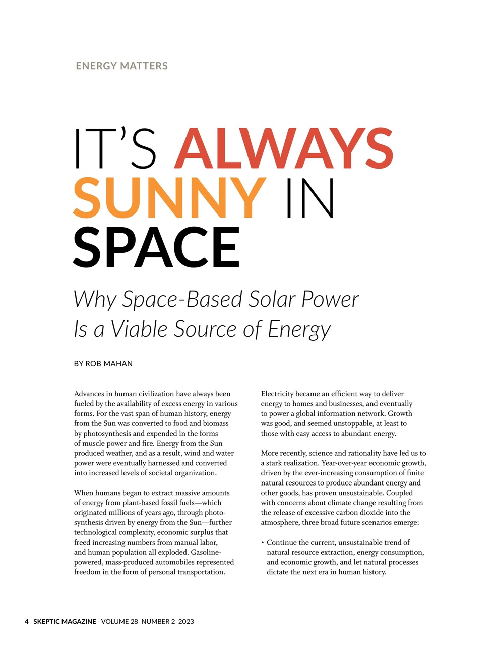 Skeptic Preview Pages