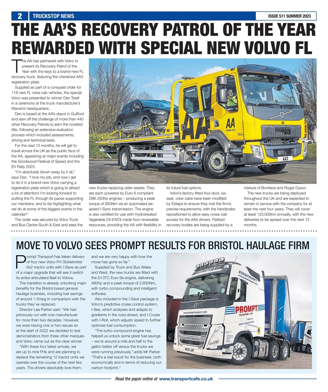 Truckstop News Preview Pages