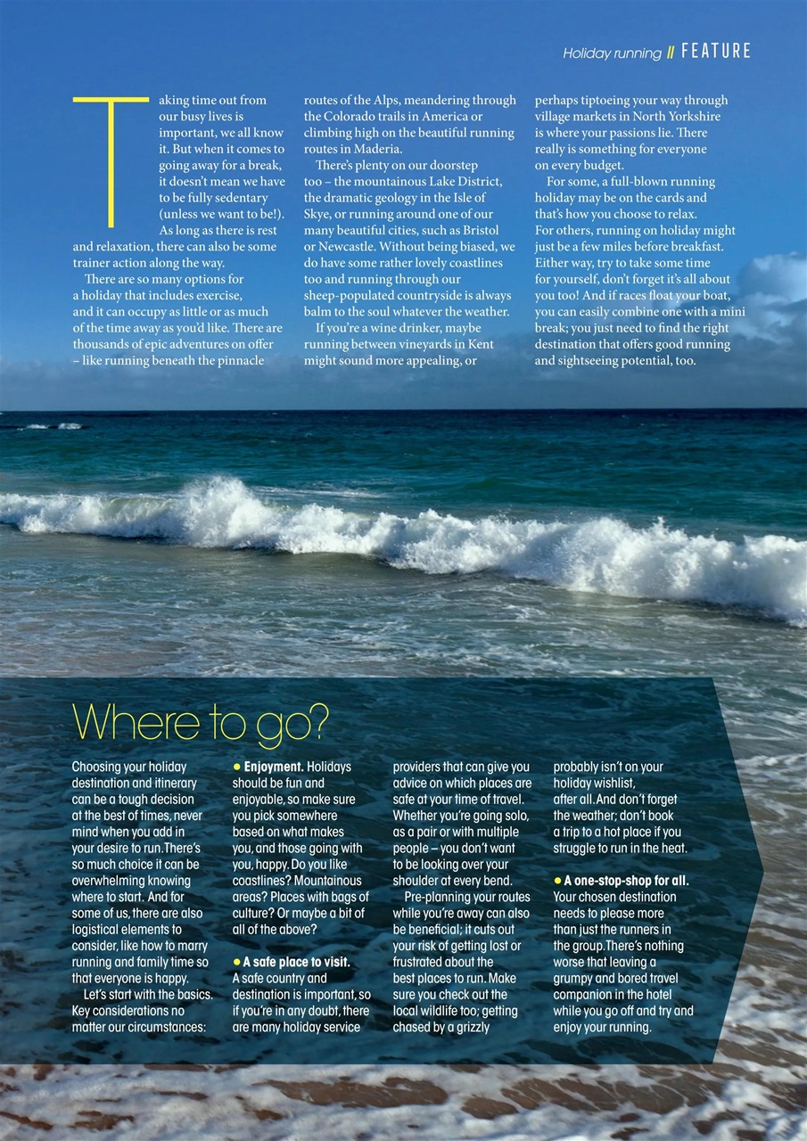 Women’s Running Preview Pages