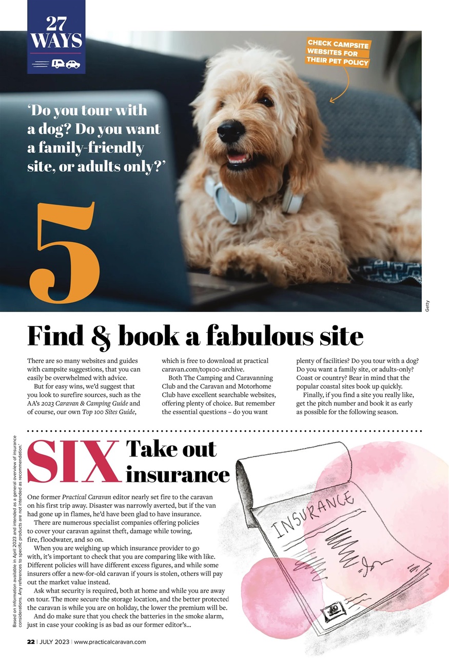 Practical Caravan Preview Pages