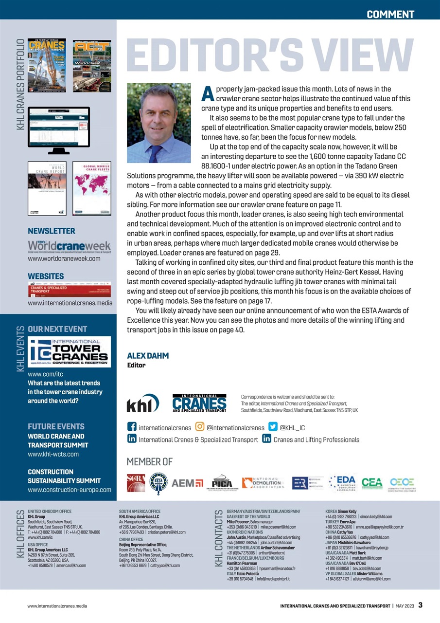 Int. Cranes and Specialized Transp Preview Pages