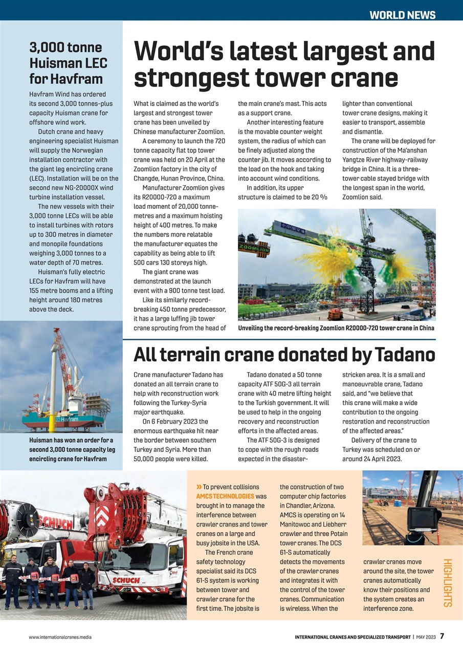 Int. Cranes and Specialized Transp Preview Pages